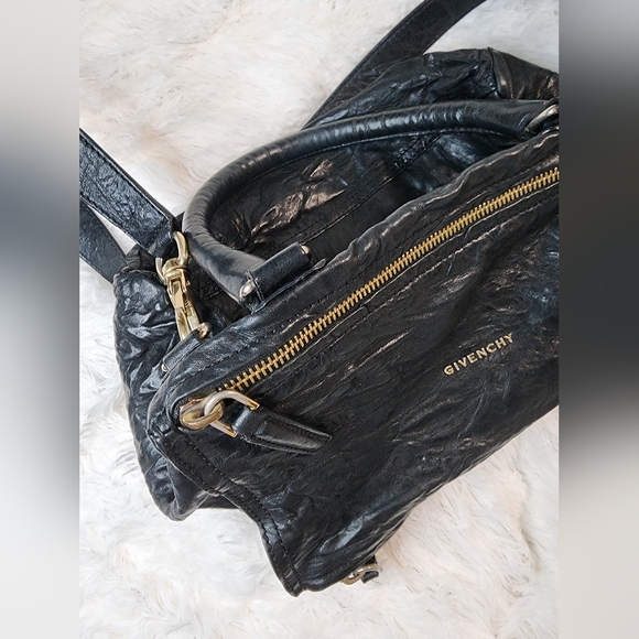 Givenchy Pandora Black distressed leather bag - Picture 14 of 16